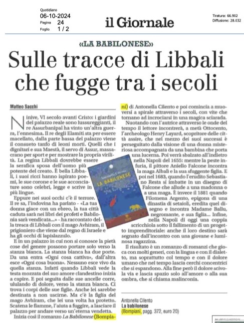 Babilonese Il Giornale Sacchi