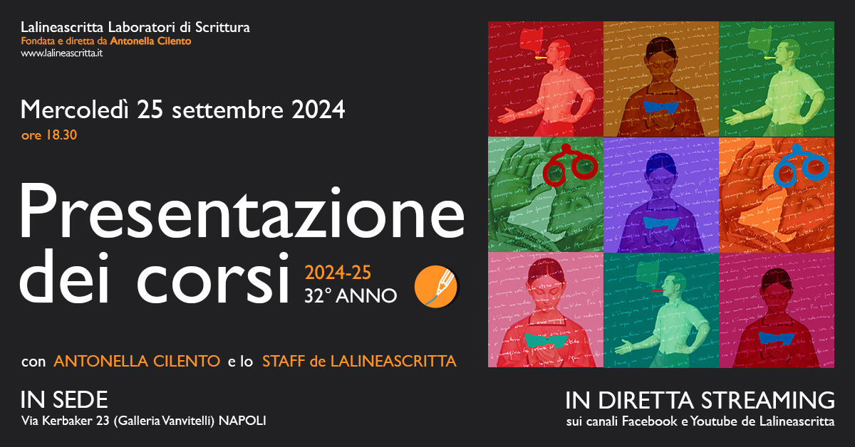 Presentazione dei corsi de Lalineascritta 25 settembre 2024